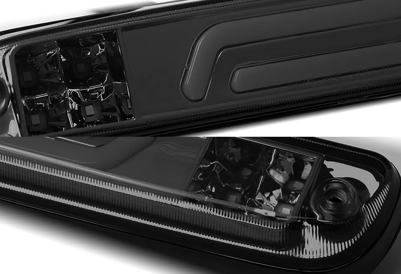 1999-2016 Ford Super Duty LED Third Brake Light with Cargo Light - Chrome Housing Smoked Lens - Image 2