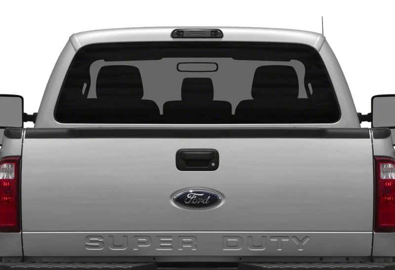 1999-2016 Ford Super Duty LED Third Brake Light with Cargo Light - Chrome Housing Smoked Lens - Image 5
