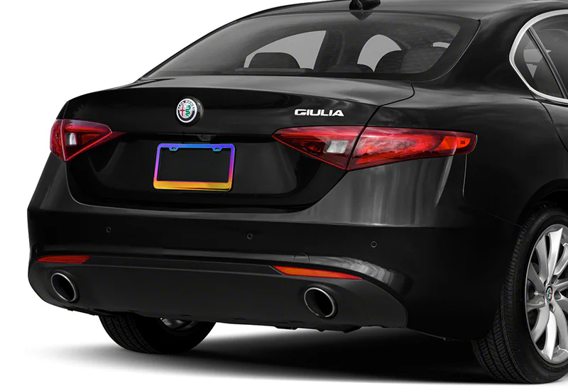 1PC Neo Chrome Aluminum Alloy License Plate Frame Cover – Front or Rear - Image 5