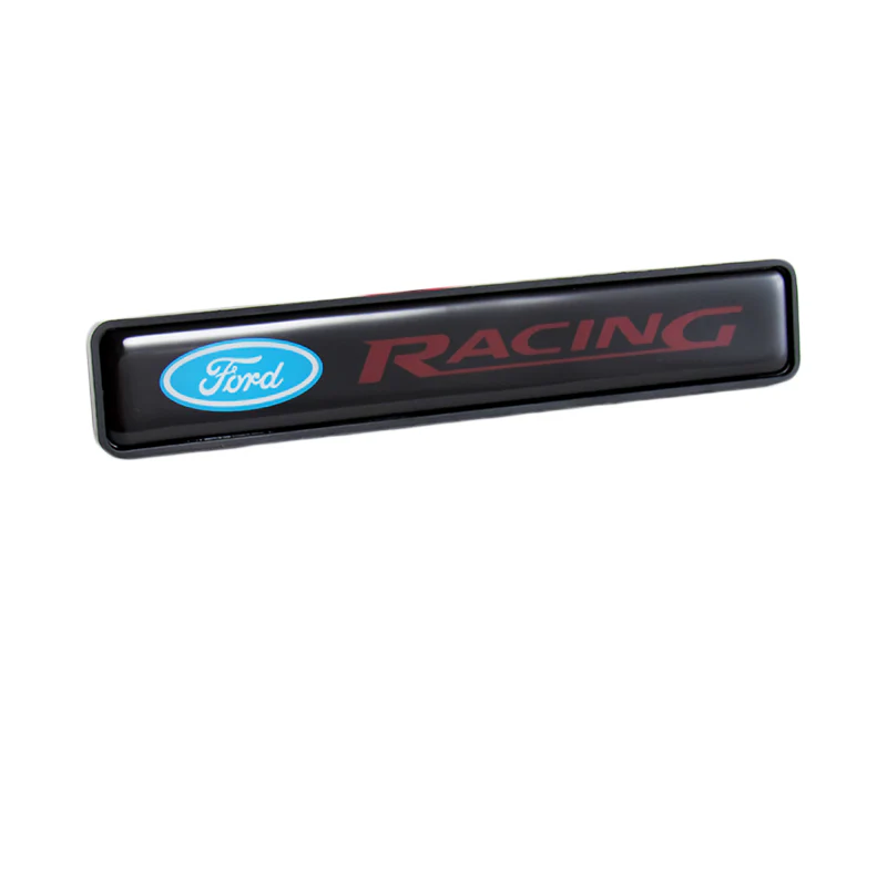 1Pcs JDM FORD RACING LED Light Car Front Grille Badge Illuminated Decal Sticker - Image 2