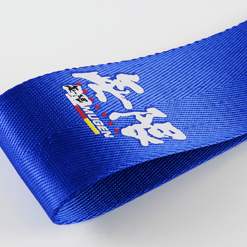 Mugen Blue Racing Tow Strap for Front / Rear Bumper - Image 3