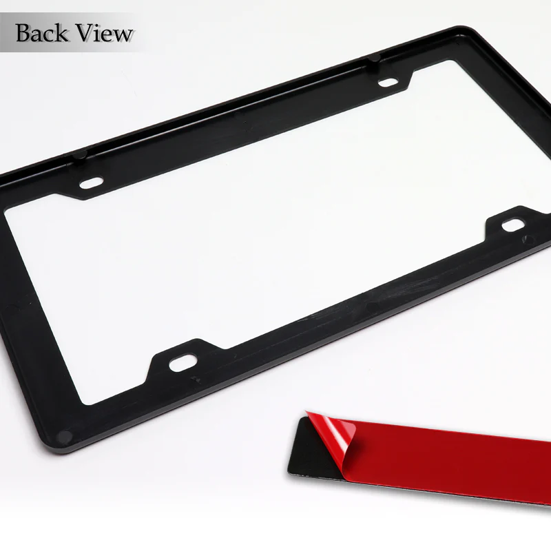 Mazdaspeed Carbon Fiber Look ABS License Plate Frame with Emblem x2 - Image 7