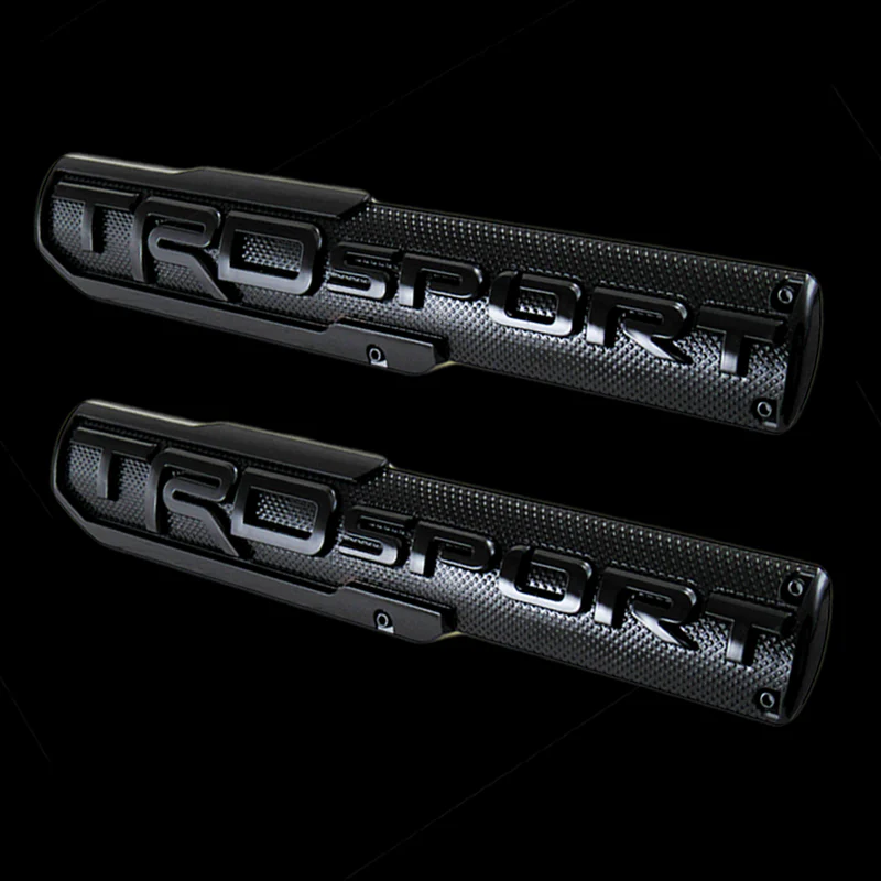 2 pcs 3D ABS Molded Nameplate Toyota Tacoma OEM TRD SPORT Door Emblem Sticker Badge - Image 3