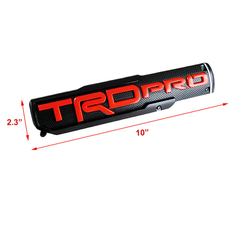 2 pcs TRD PRO 3D ABS Molded Nameplate Toyota Tacoma OEM Door Emblem Sticker Badge - Image 4