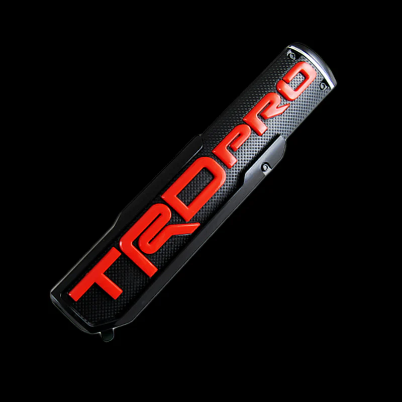 2 pcs TRD PRO 3D ABS Molded Nameplate Toyota Tacoma OEM Door Emblem Sticker Badge - Image 5