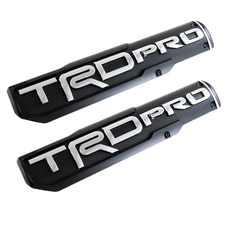 2 pcs 3D ABS Molded Nameplate TRD PRO Toyota Tacoma OEM Door Emblem Sticker Badge - Image 3