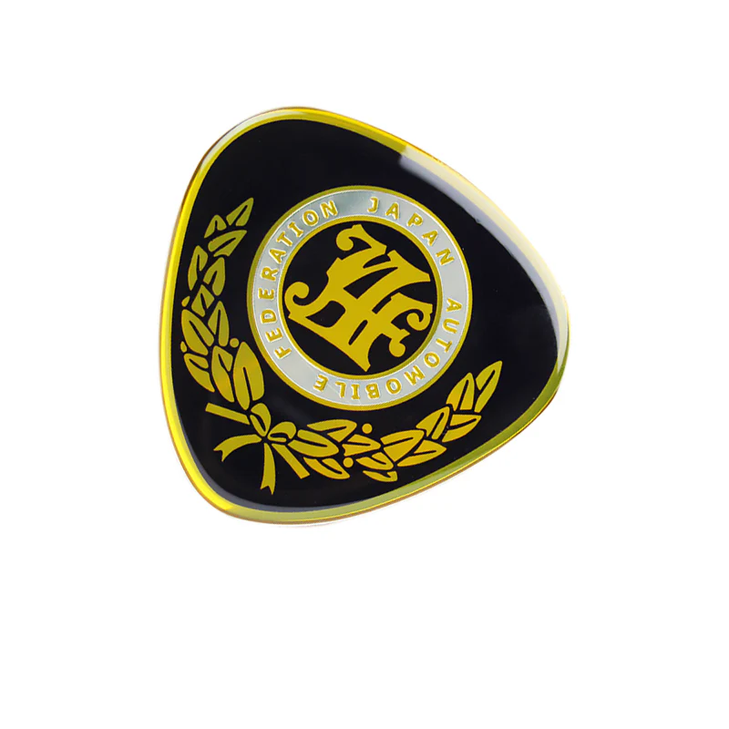 2 pcs JAF Japan Automobile Federation JDM Logo Emblem Badge Decal Sticker - Image 3