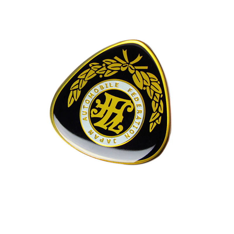 2 pcs JAF Japan Automobile Federation JDM Logo Emblem Badge Decal Sticker - Image 4