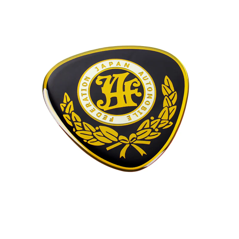2 pcs JAF Japan Automobile Federation JDM Logo Emblem Badge Decal Sticker - Image 7