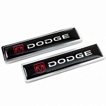 2 pcs Luxury Auto Body Fender Metal Emblem Badge Sticker Decal For DODGE RAM New - Image 6
