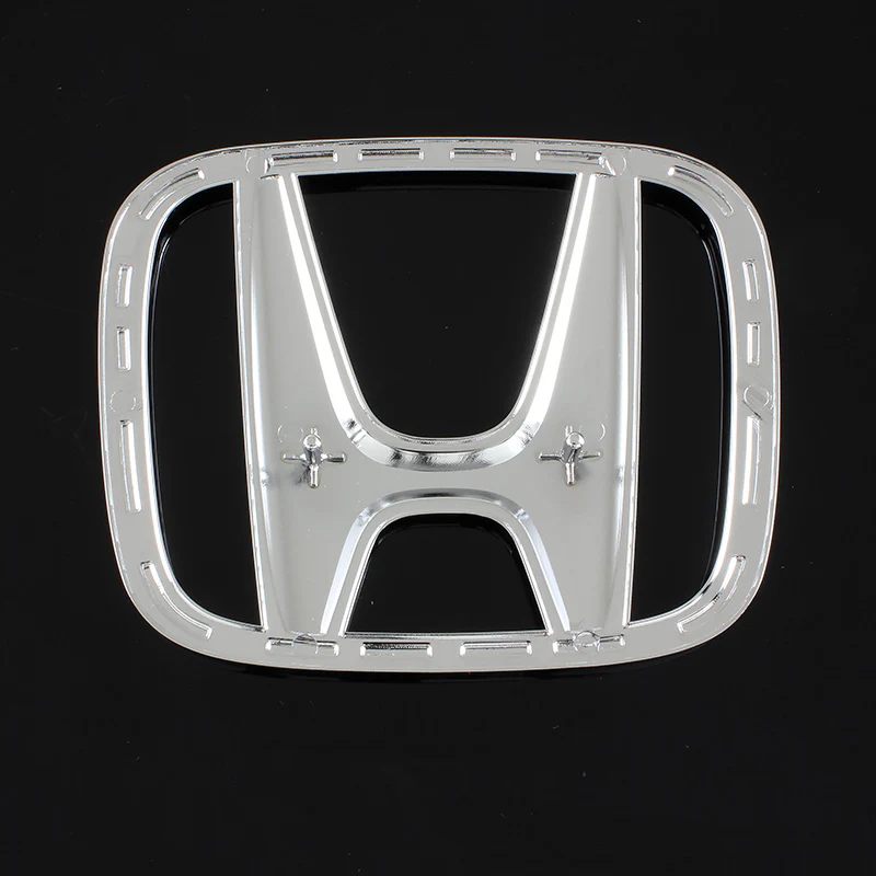 2 PCS Set Honda Chrome Rear "H" Emblem with Accord Set for 2008 - 2012 Accord Coupe 2DR - Image 6