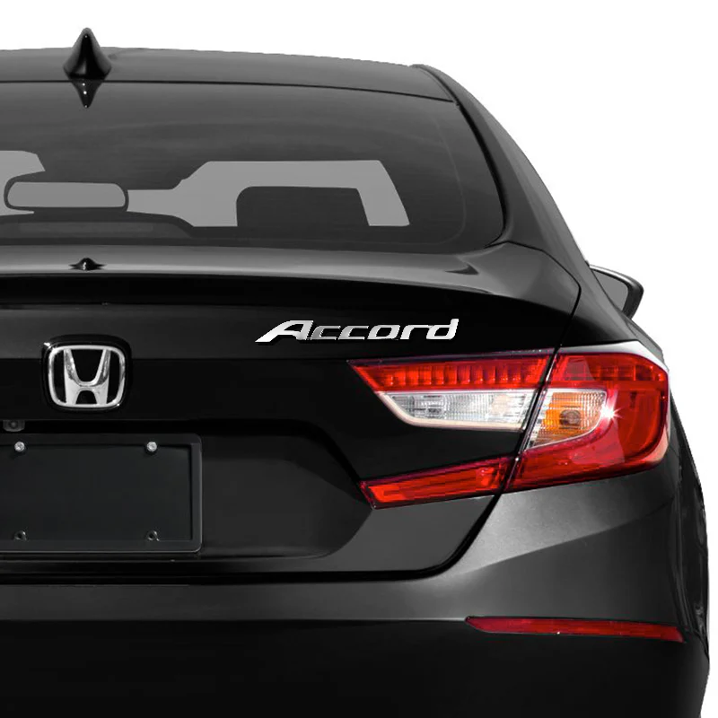 2 PCS Set Honda Chrome Rear "H" Emblem with Accord Set for 2008 - 2012 Accord Coupe 2DR - Image 7