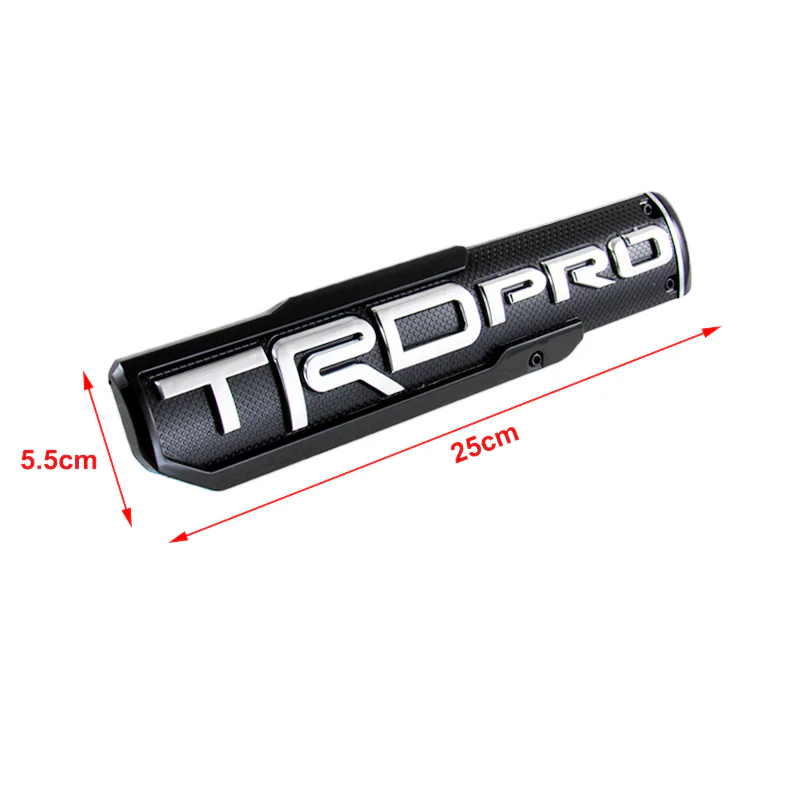 2 pcs Toyota Tacoma OEM TRD PRO 3D ABS Molded Nameplate Door Emblem Sticker Badge - Image 4