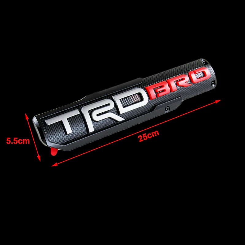 2 pcs TRD BRO 3D ABS Molded Nameplate Toyota Tacoma OEM Door Emblem Sticker Badge - Image 4