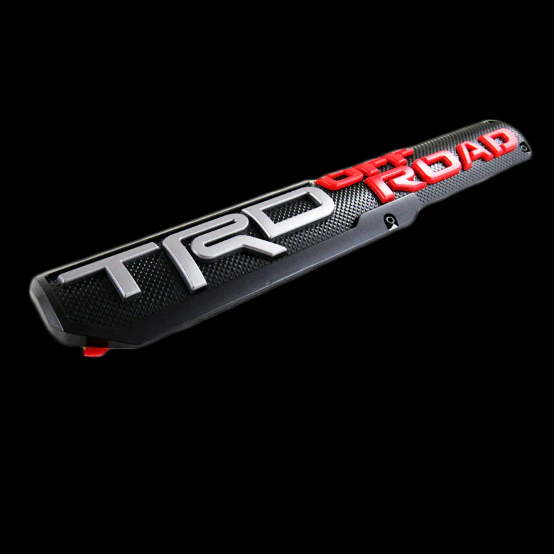 2 pcs TRD OFF ROAD 3D ABS Molded Nameplate Toyota Tacoma OEM Door Emblem Sticker Badge - Image 5