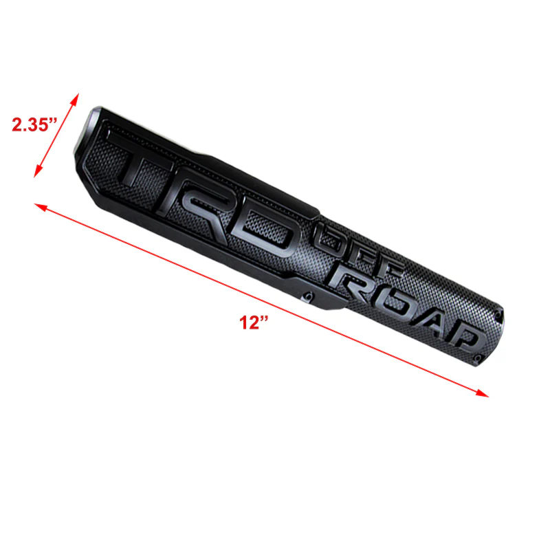 2 pcs TRD OFF ROAD Toyota Tacoma OEM 3D ABS Molded Nameplate Door Emblem Sticker Badge - Image 4