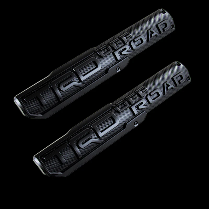 2 pcs TRD OFF ROAD Toyota Tacoma OEM 3D ABS Molded Nameplate Door Emblem Sticker Badge - Image 5