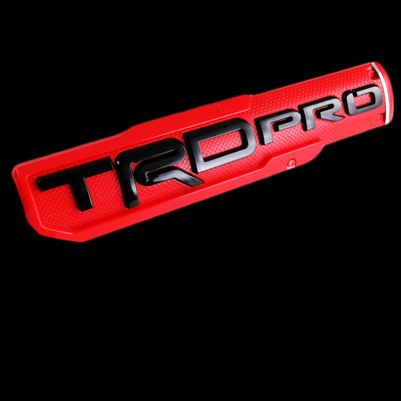 2 pcs TRD PRO 3D ABS Molded Nameplate Toyota Tacoma OEM Door Emblem Sticker Badge - Image 4