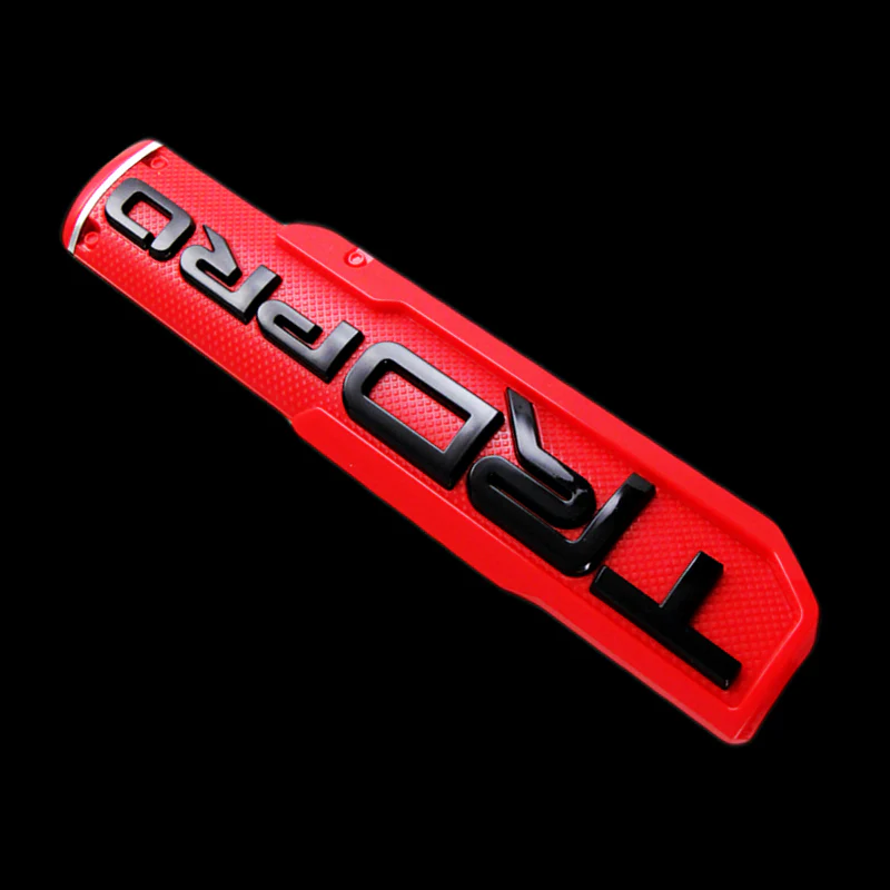 2 pcs TRD PRO 3D ABS Molded Nameplate Toyota Tacoma OEM Door Emblem Sticker Badge - Image 5
