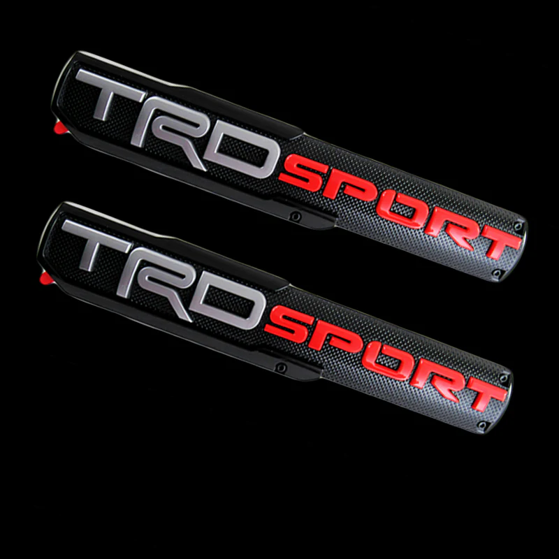 2 pcs TRD SPORT 3D ABS Molded Nameplate Toyota Tacoma OEM Door Emblem Sticker Badge - Image 4