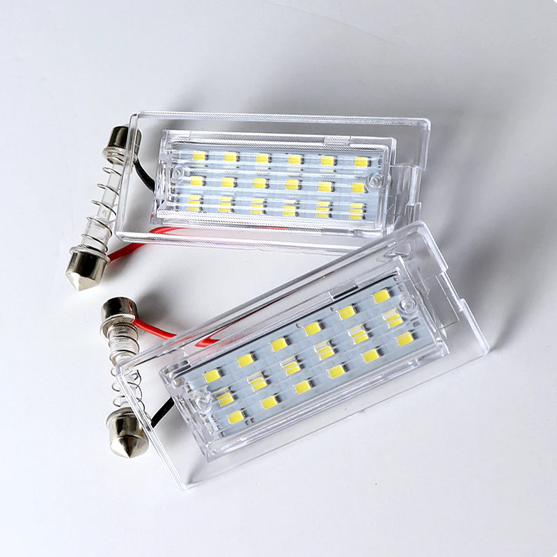 2000-2006 BMW X5 E53 Bright White 18-SMD 6000K LED License Plate Lights (2pcs) - Image 5