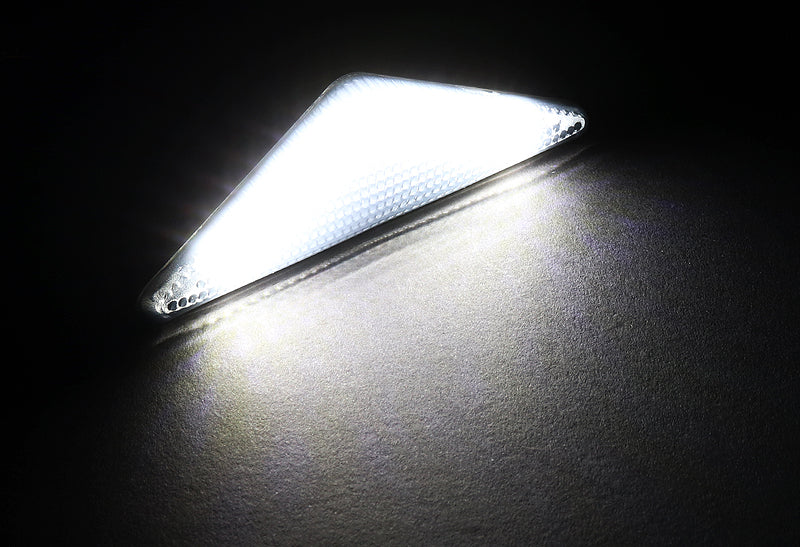 2000-2006 Ford Mondeo MK3 White LED Turn Signal Front Side Marker Lights -Clear Lens - Image 4