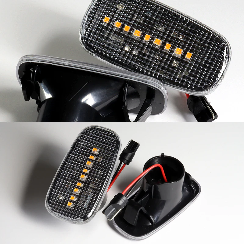 2001-2005 Lexus IS300 Sequential Amber LED Signal Side Marker Lights -Clear Lens - Image 4