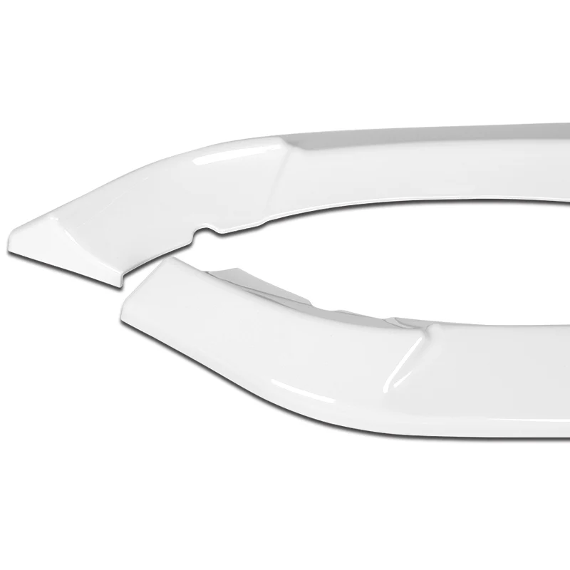 2002-2005 BMW 3-Series E46 Sedan Painted White 3-Piece Front Bumper Body Spoiler Splitter Lip Kit - Image 2