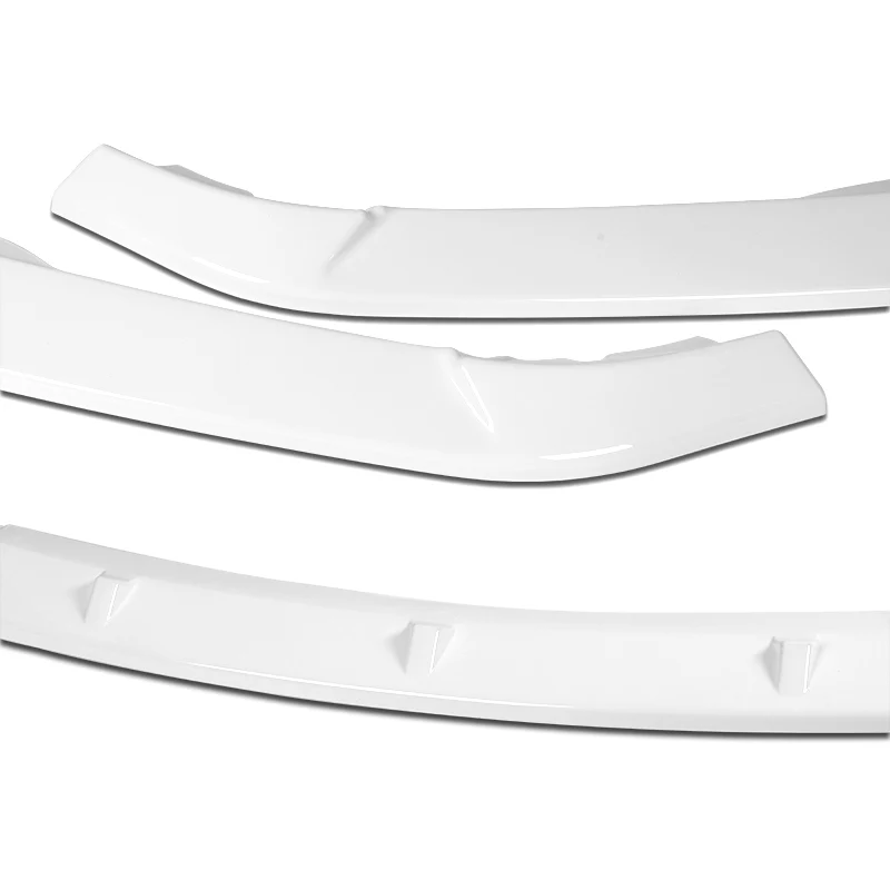 2002-2005 BMW 3-Series E46 Sedan Painted White 3-Piece Front Bumper Body Spoiler Splitter Lip Kit - Image 5