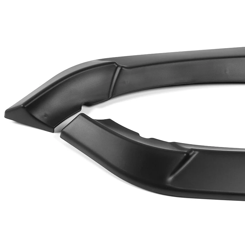 2002-2005 BMW 3-Series E46 Sedan Unpainted Matte Black 3-Piece Front Bumper Body Spoiler Splitter Lip Kit with Free Gift - Image 3