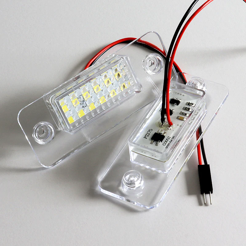 2002-2009 Audi A8 S8 Xenon White 18-SMD LED 6000K License Plate Lights (2pcs) - Image 2