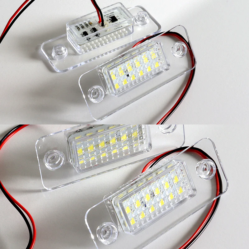 2002-2009 Audi A8 S8 Xenon White 18-SMD LED 6000K License Plate Lights (2pcs) - Image 5