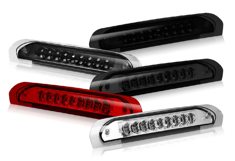 2002-2009 Dodge Ram 1500 / 2500 / 3500 LED Third Brake Light with Cargo Light - Chrome Housing Clear Lens - Image 6