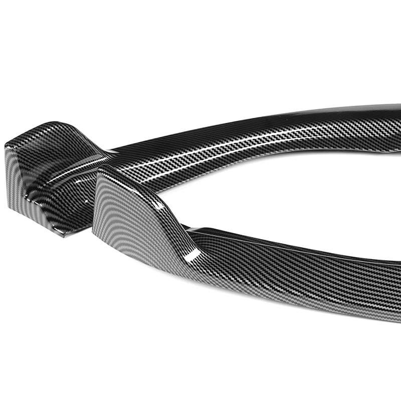 2003-2007 Infiniti G35 Coupe GT-Style Carbon Look 3-Piece Front Bumper Body Spoiler Splitter Lip Kit - Image 2