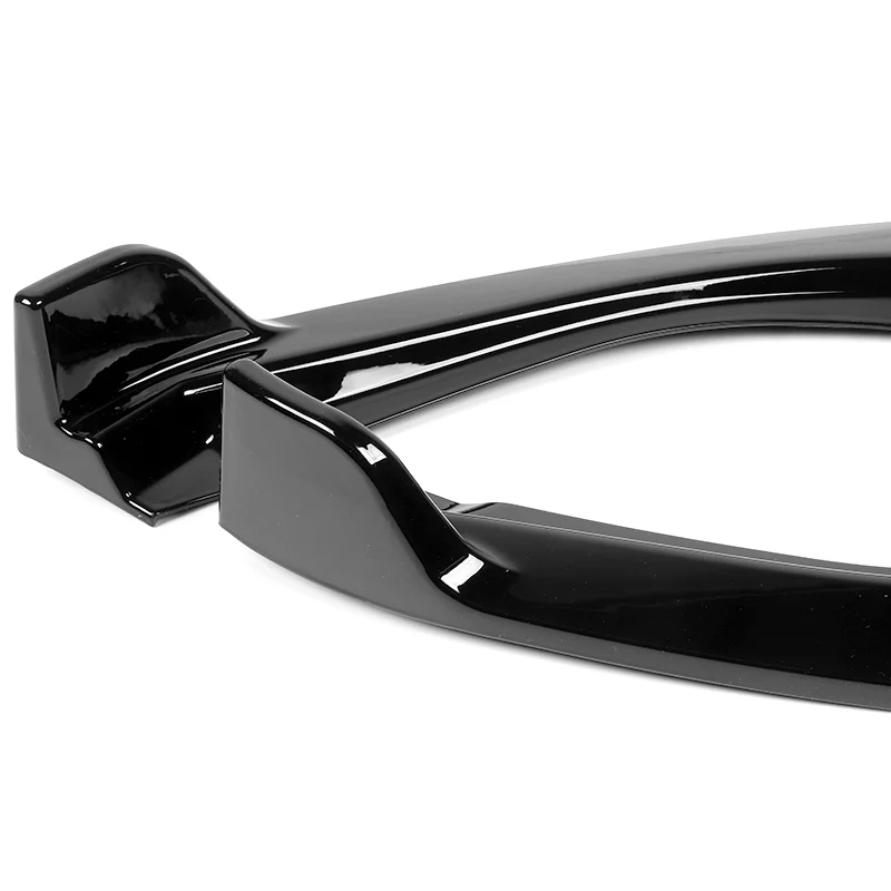 2003-2007 Infiniti G35 Coupe GT-Style Painted Black 3-Piece Front Bumper Body Spoiler Splitter Lip Kit - Image 2