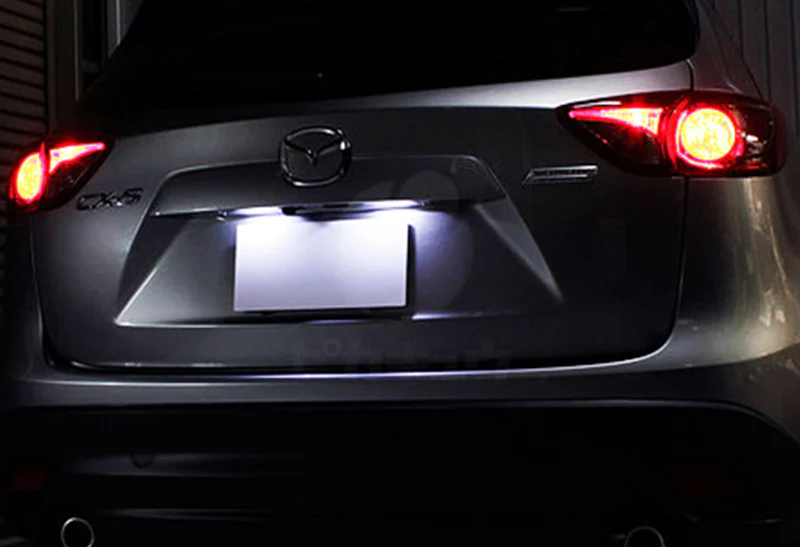2003-2008 Mazda 6 / 2013 - 2016 CX-5 Bright White 18-SMD LED License Plate Lights (2pcs) - Image 5