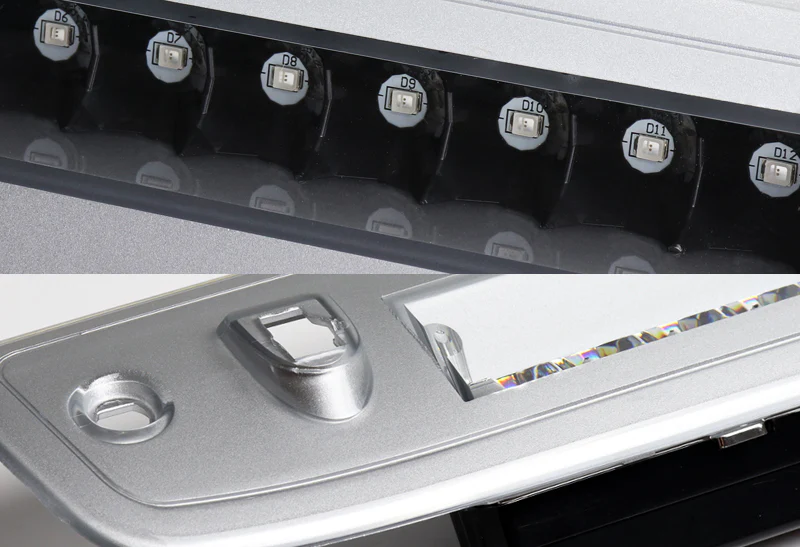 2003-2016 Ford Expedition LED 3RD Brake Light Rear Stop Lamp - Black Housing Clear Lens - Image 2