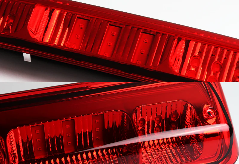 2004-2008 Ford F-150 F150 / Lobo LED Third Brake Light with Cargo Light - Chrome Housing Red Lens - Image 2