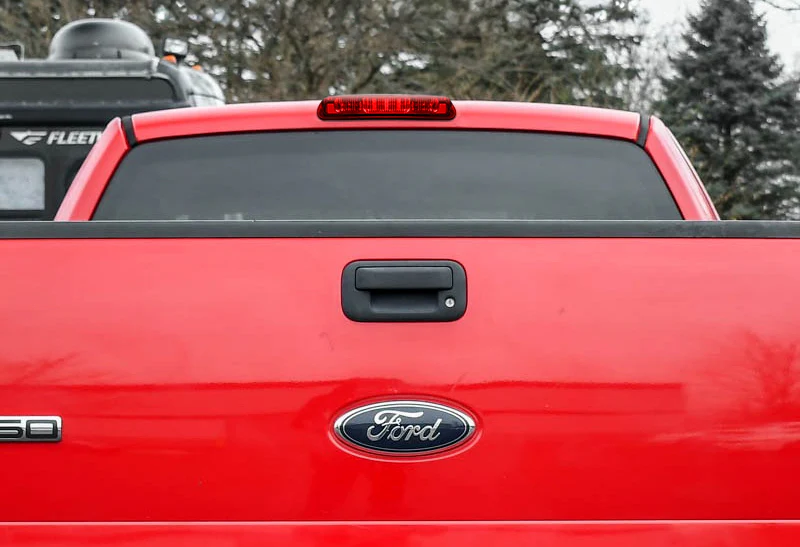 2004-2008 Ford F-150 F150 / Lobo LED Third Brake Light with Cargo Light - Chrome Housing Red Lens - Image 5