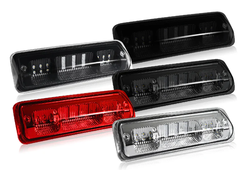 2004-2008 Ford F-150 F150 / Lobo LED Third Brake Light with Cargo Light - Chrome Housing Red Lens - Image 6