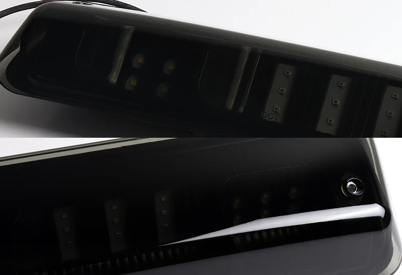 2004-2008 Ford F-150 F150 / Lobo LED Third Brake Light with Cargo Light - Black Housing Smoked Lens - Image 2