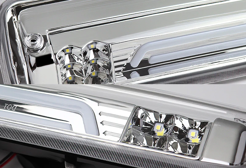 2004-2008 Ford F150 F-150 LED Third Brake Light with Cargo Light - Chrome Housing Clear Lens - Image 2