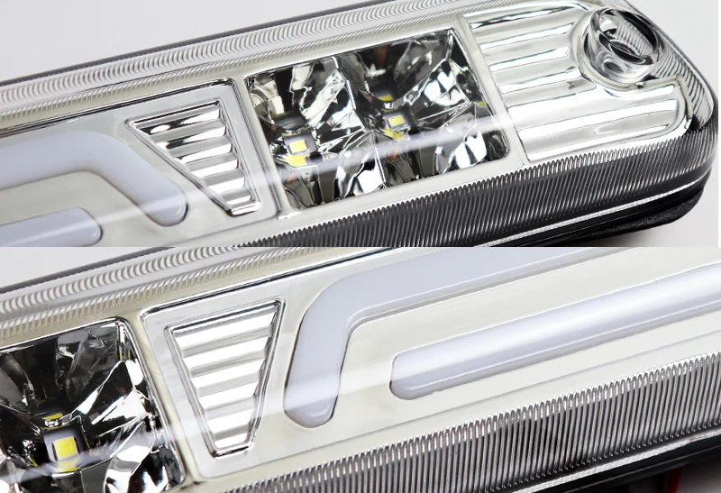 2004-2012 GMC Canyon LED 3RD Brake Chrome Light Rear Stop Lamp - Clear Lens - Image 2