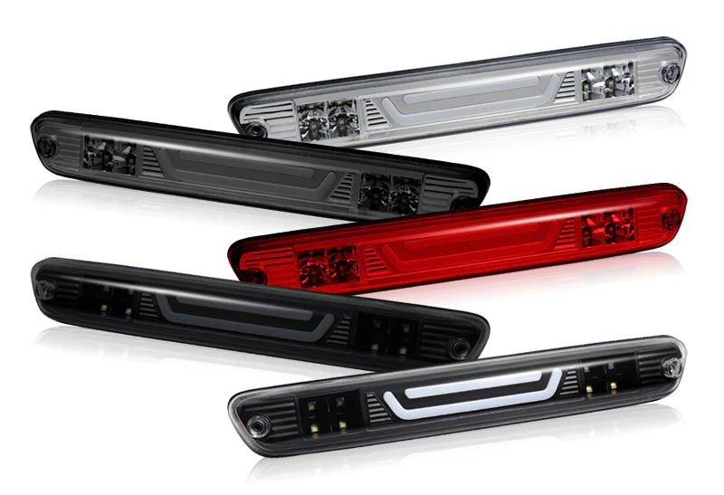 2004-2012 GMC Canyon LED 3RD Brake Chrome Light Rear Stop Lamp - Red Lens - Image 6
