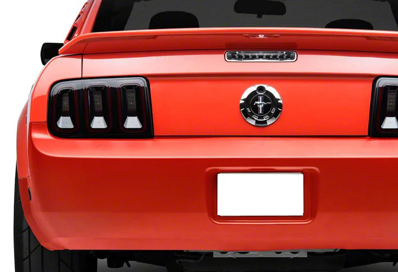 2005-2009 Ford Mustang LED 3RD Brake Light Rear Stop Lamp - Black Housing Clear Lens - Image 5