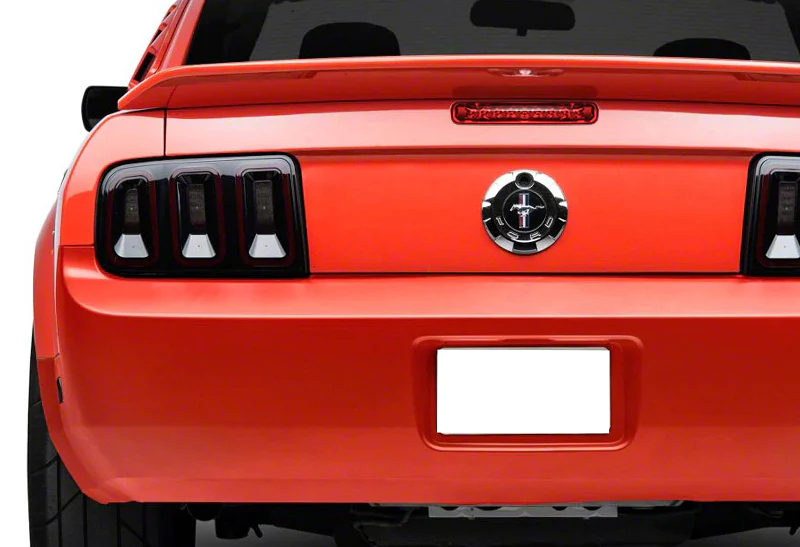 2005-2009 Ford Mustang LED 3RD Brake Light Rear Stop Lamp - Chrome Housing Red Lens - Image 5
