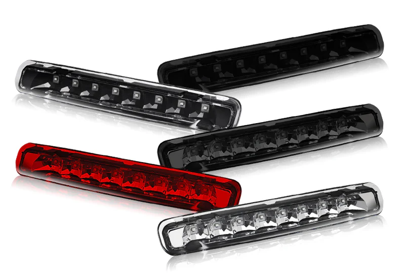 2005-2009 Ford Mustang LED 3RD Brake Light Rear Stop Lamp - Chrome Housing Smoked Lens - Image 6