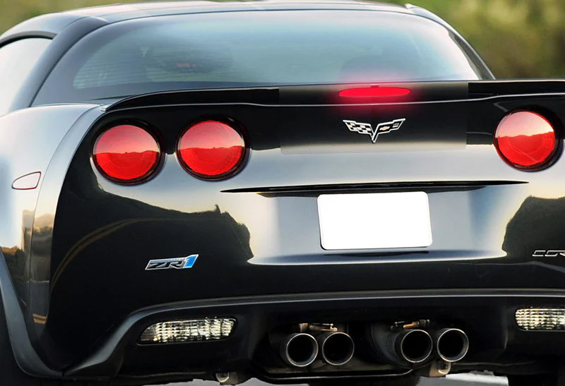 2005-2013 Chevrolet Corvette LED 3RD Brake Light Rear Stop Lamp - Chrome Housing Clear Lens - Image 5