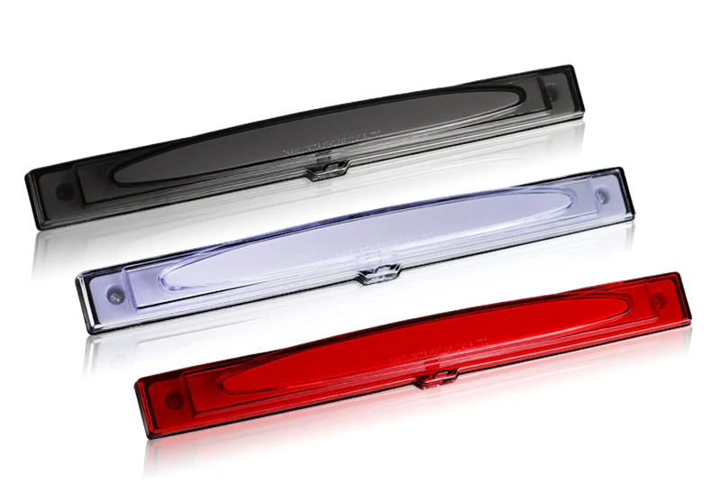 2005-2013 Chevrolet Corvette LED 3RD Brake Light Rear Stop Lamp - Chrome Housing Red Lens - Image 6