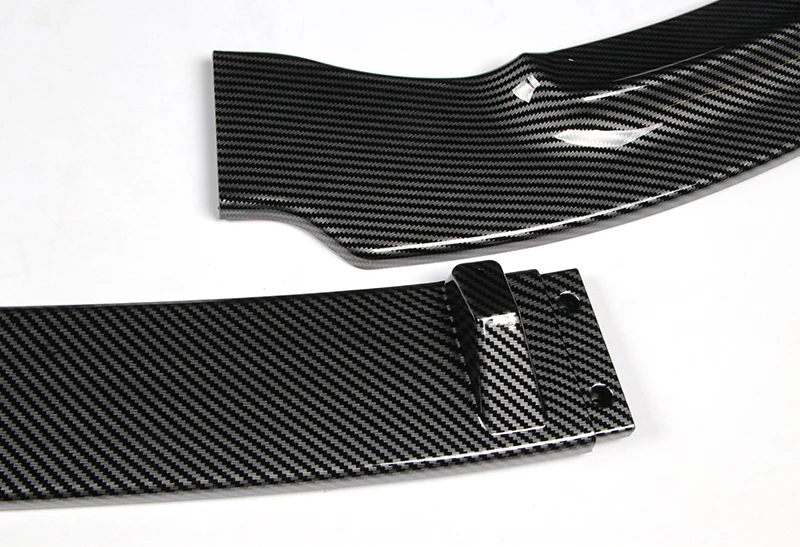 2006-2008 Honda Civic 4DR JDM CS-Style Carbon Look 3-Piece Front Bumper Body Spoiler Splitter Lip Kit - Image 4